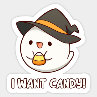 "I Want Candy!" | Halloween Sticker